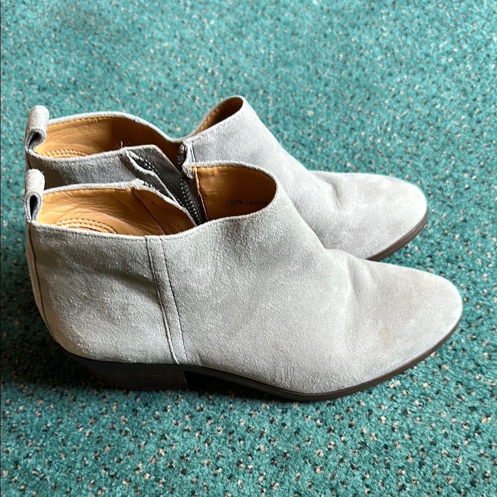 J. Crew Women's Light Gray Ankle Booties